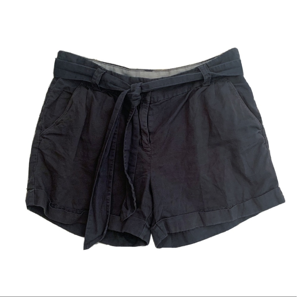 J Crew Waist Tie Cuffed Shorts